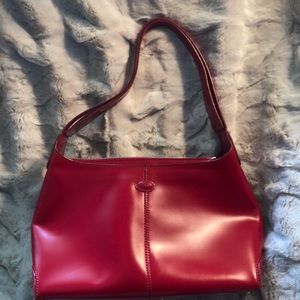Tod’s Red Leather Purse